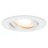 Loftlamper|Loftlamper ^ Paulmann Nova indbygningsspot IP65 rund, drejbar, hvid