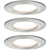 Paulmann Indbygningsspots|Spotlights > Nova LED indbygningslampe 3stk. stiv jern
