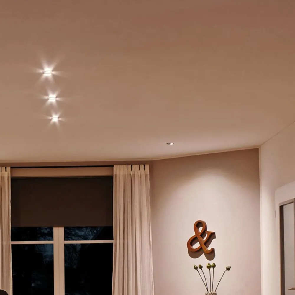 Paulmann Indbygningsspots|Spotlights > Nova LED-spot 3 stk. drejelig, jern