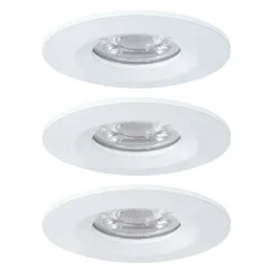 Paulmann Indbygningsspots|Spotlights > Nova mini indb.-spot, sæt med 3 IP44 hvid
