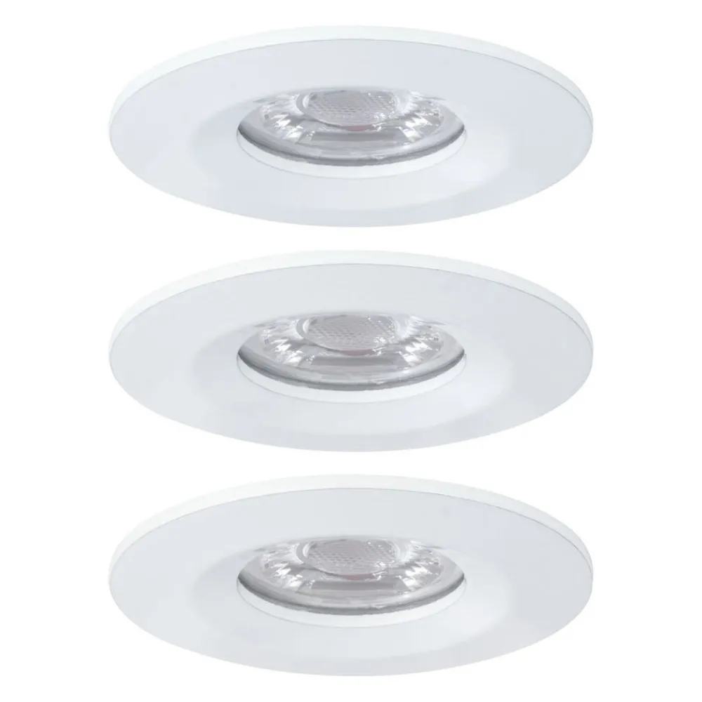 Paulmann Indbygningsspots|Spotlights > Nova mini indb.-spot, sæt med 3 IP44 hvid