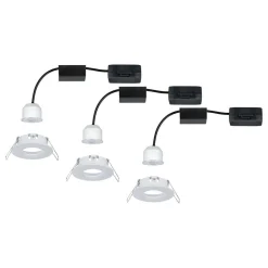 Paulmann Indbygningsspots|Spotlights > Nova mini indb.-spot, sæt med 3 IP44 hvid