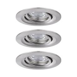 Indbygningsspots|Spotlights ^ Paulmann Nova mini Plus LED easydim, 3 stk., jern