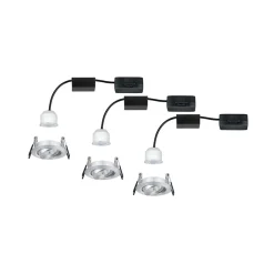 Paulmann Indbygningsspots > Nova mini Plus LED easydim, 3 stk.,alu