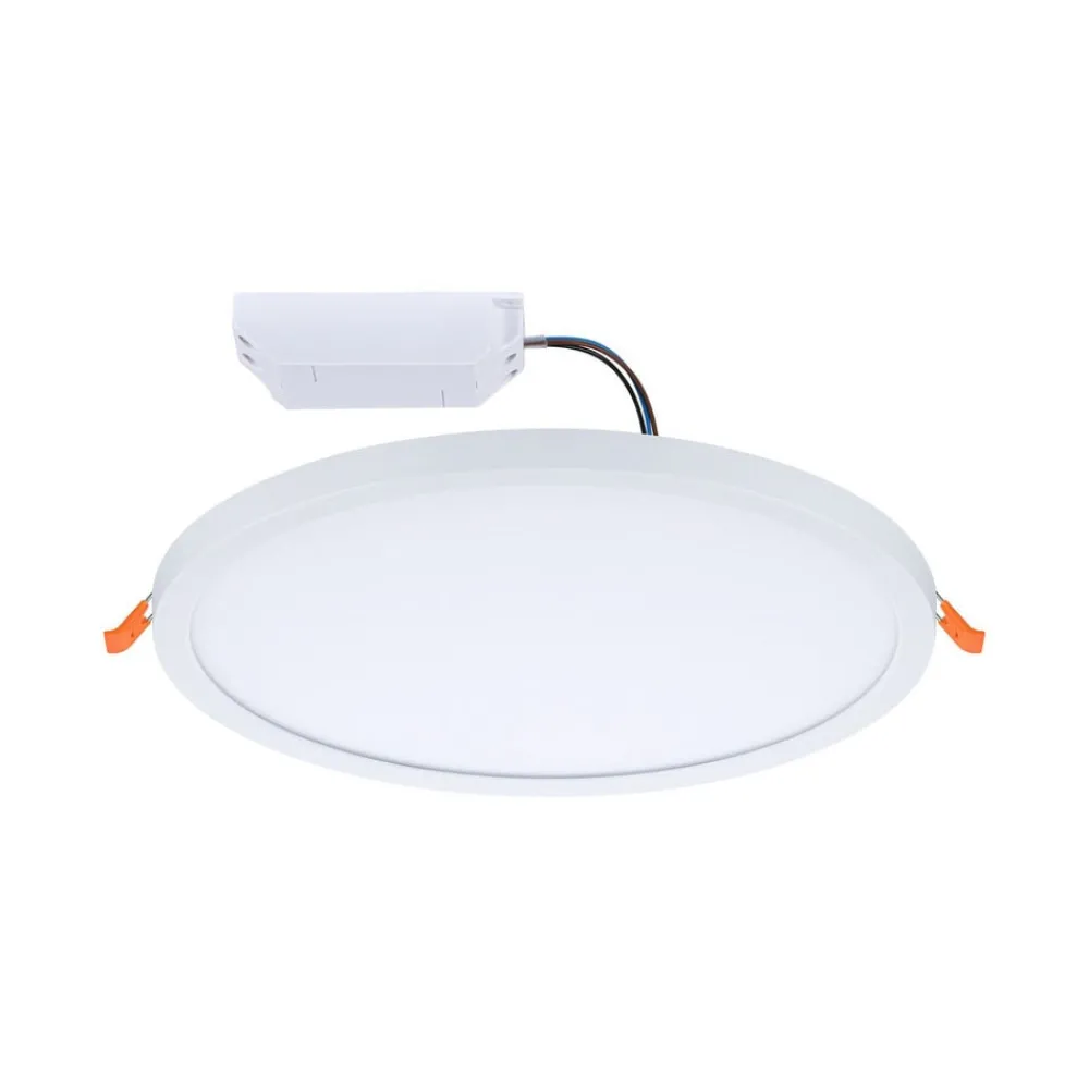 Paulmann Loftlamper|Indbygningsspots > panel Areo dim to warm rund hvid 23 cm