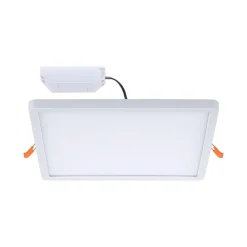 Paulmann Indbygningsspots > panel Areo 830 kantet hvid 3stepdim 23cm