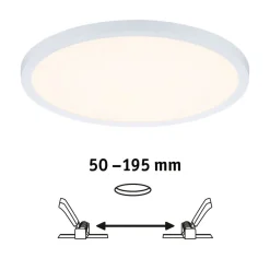 Loftlamper ^ Paulmann panel Areo 830 rund hvid 3-step-dim 23 cm