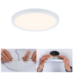 Paulmann Arbejdsrum/Kontor|Loftlamper > panel Areo 830 rund hvid 3stepdim 17,5cm