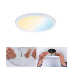 Loftlamper ^ Paulmann panel Areo ZigBee CCT rund hvid 17,5 cm