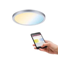 Paulmann Arbejdsrum/Kontor|Loftlamper > panel Areo ZigBee CCT rund krom 17,5 cm