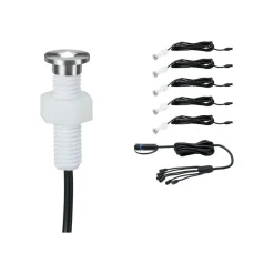 Paulmann Nedgravet Udebelysning > Plug & Shine indbygningslampe 93694 5-dels tilbehør