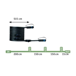 Paulmann Udendørs Spot > Plug & Shine lampe med jordspyd Pike Basis