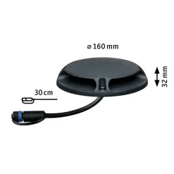 Nedgravet Udebelysning ^ Paulmann Plug & Shine LED-gulvlampe 93920 2x3W