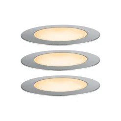 Paulmann Nedgravet Udebelysning > Plug & Shine LED indbygningslampe 2W sæt med 3 stk