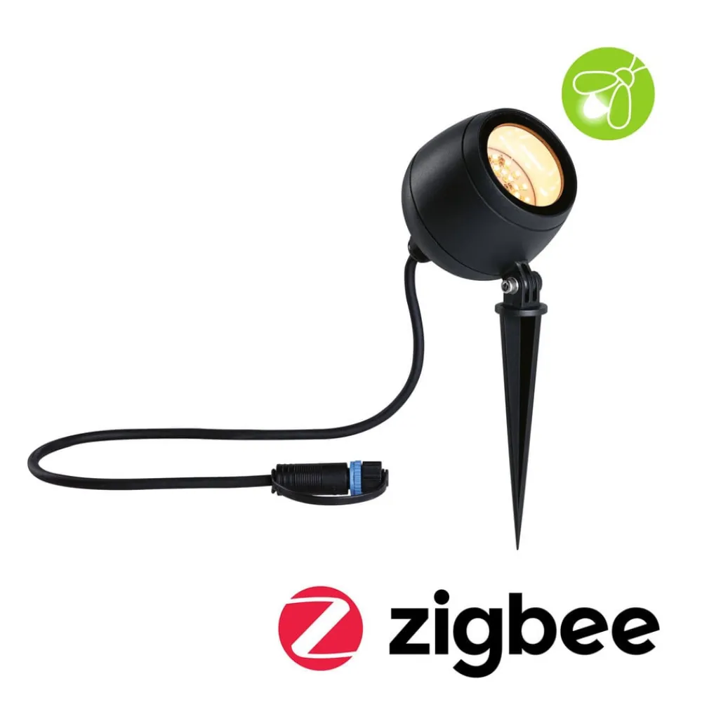 Paulmann Udendørs Spot > Plug & Shine LED-spot Kikolo, ZigBee, 2.200 K