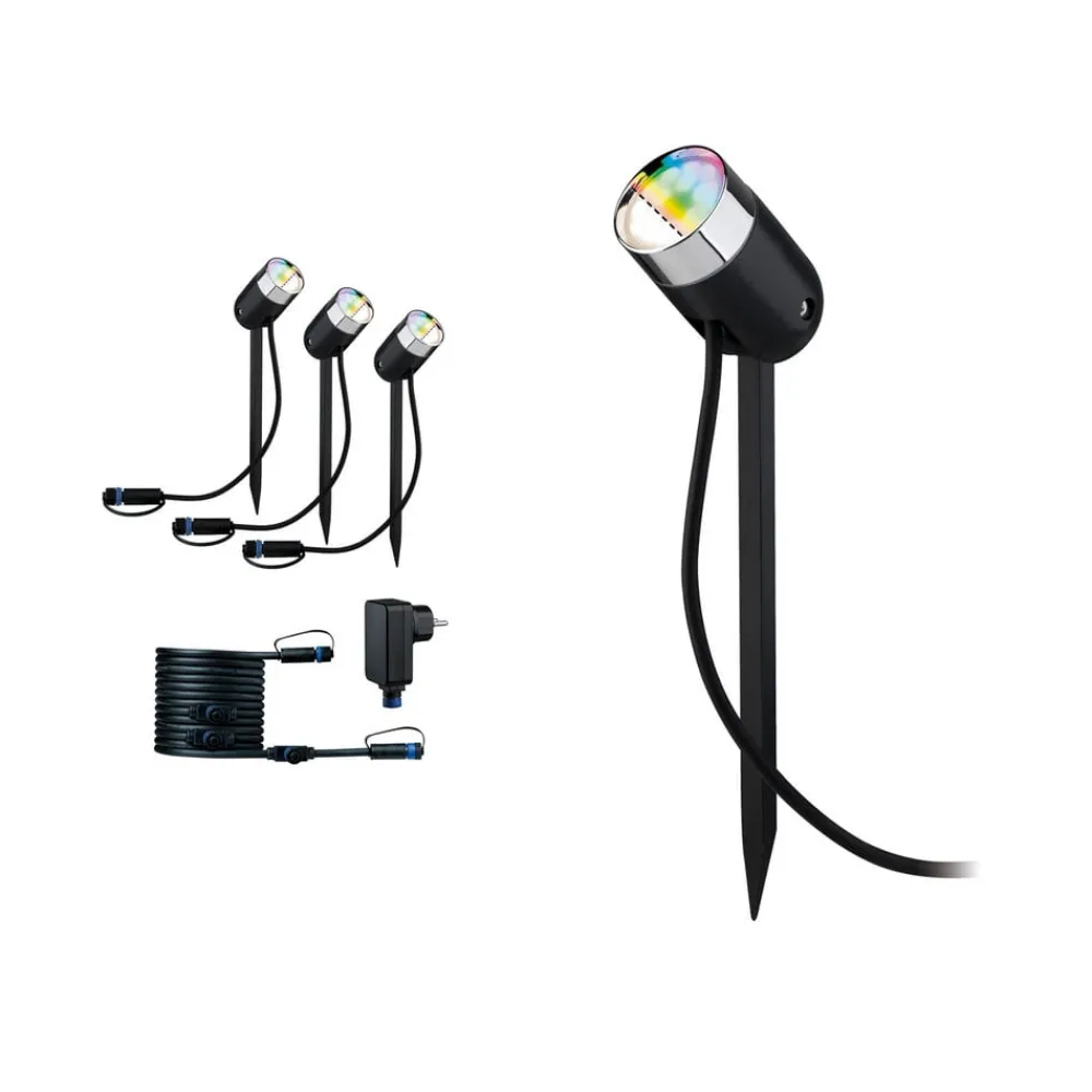 Paulmann Udendørs Spot > Plug & Shine Pike ZigBee RGBW Basis
