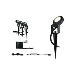 Paulmann Udendørs Spot > Plug & Shine Sting 3.000K Basis-sæt med 3 stk