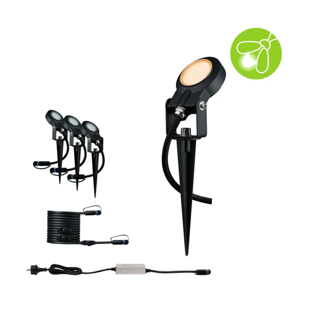 Paulmann Udendørs Spot > Plug & Shine Sting Spot 2200K 3x basissæt