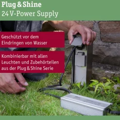 Elektroniske Materialer ^ Paulmann Plug & Shine Strømforsyning 94497, 75 W, antracit