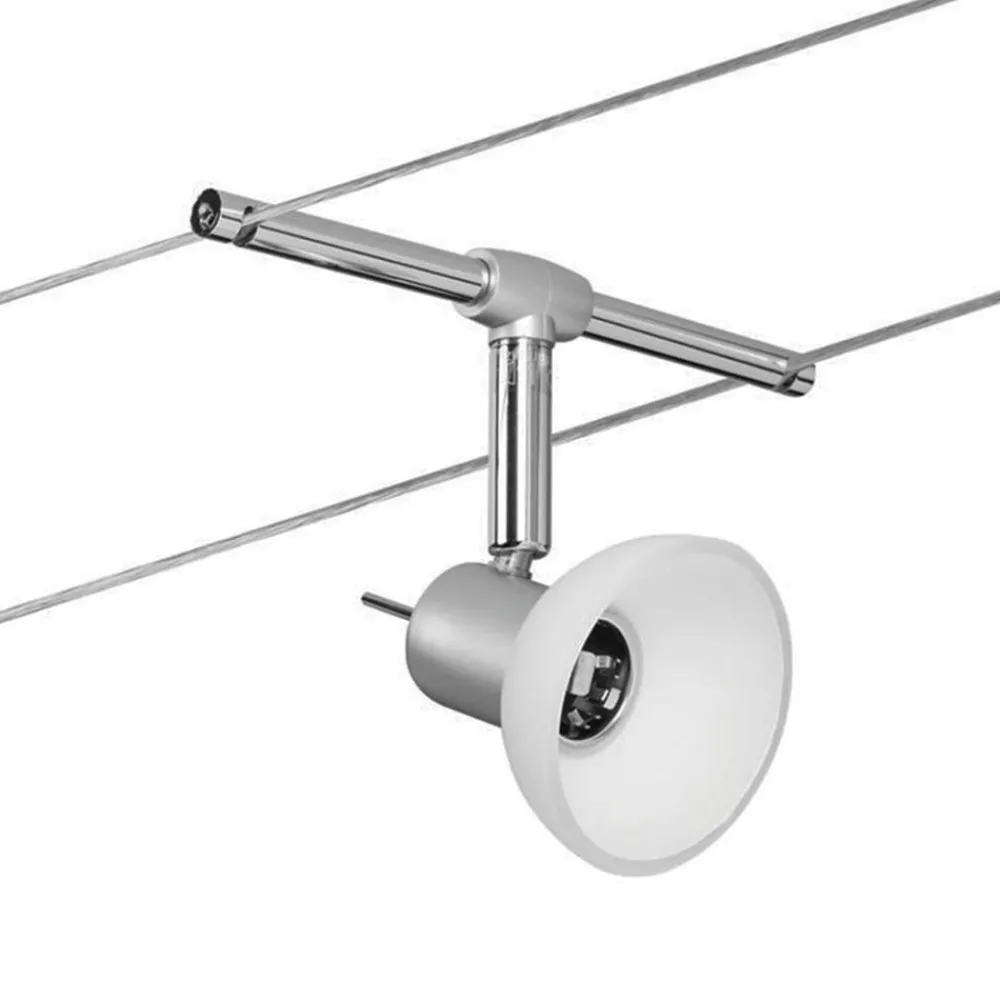 Paulmann Arbejdsrum/Kontor > Sheela wiresystem, 5 lyskilder, mat krom