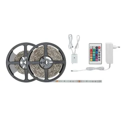 Paulmann Dekorationsbelysning|Led Strips > SimpLED stripe-sæt, 26 W, RGB, 7,5 m
