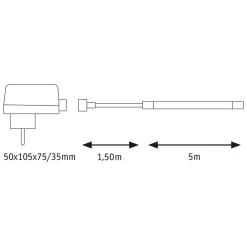 Paulmann Dekorationsbelysning|Led Strips > SimpLED Strip, IP65 3.000 K, 5m