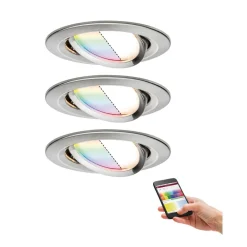 Paulmann Loftlamper|Indbygningsspots > Smart Friends spot Nova Plus x3 sæt RGBW