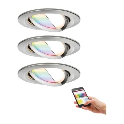 Paulmann Loftlamper|Indbygningsspots > Smart Friends spot Nova Plus x3 sæt RGBW