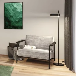 Gulvlamper|Gulvlamper ^ Paulmann Smart LED-gulvlampe Jagun, antracit, 151 cm filt