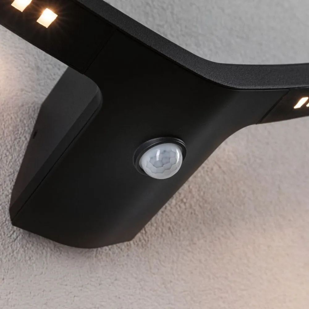 Væglampe Med Sensor ^ Paulmann Smart væglampe Alara, CCT, antracit IP44
