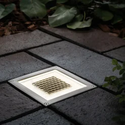 Paulmann Solcellelamper|Nedgravet Udebelysning > Solar Cube LED nedgravningsspot