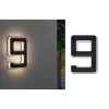 Postkasser ^ Paulmann solcelledrevet LED-husnummer 9
