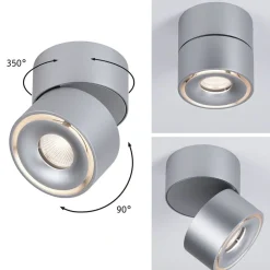 Paulmann Loftlamper|Spotlights > Spircle LED-downlight, mat krom