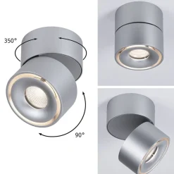 Paulmann Loftlamper|Spotlights > Spircle LED-downlight, mat krom