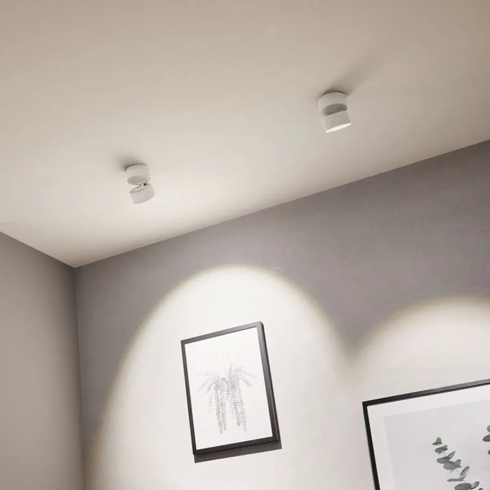 Gang|Loftlamper ^ Paulmann Spircle LED-downlight, mat hvidt