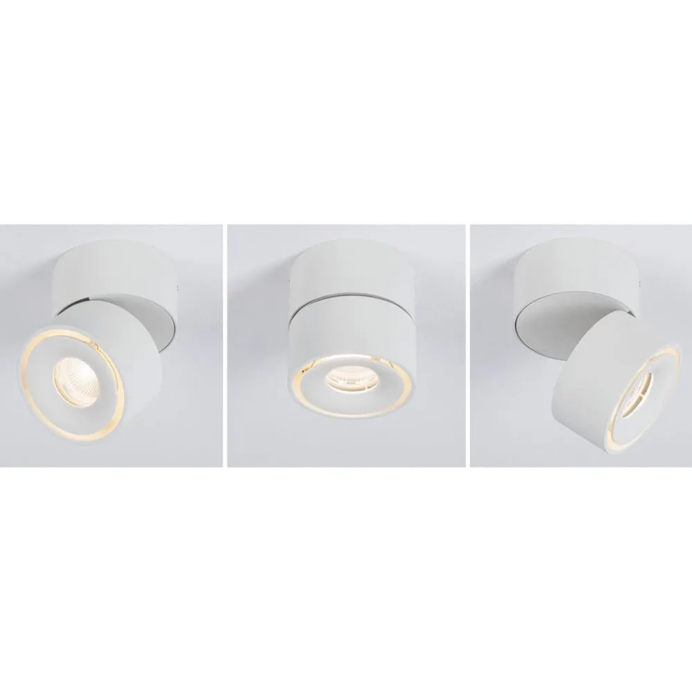 Gang|Loftlamper ^ Paulmann Spircle LED-downlight, mat hvidt