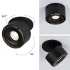 Indbygningsspots ^ Paulmann Spircle LED indbygningslampe, mat sort
