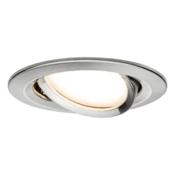 Paulmann Loftlamper|Indbygningsspots > spot Nova Coin rund, vippelig, jern