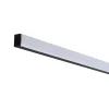 Led Strips ^ Paulmann Square Profil, sort, hvid diffusor, 2 m