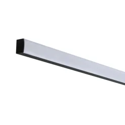 Led Strips ^ Paulmann Square Profil, sort, hvid diffusor, 2 m