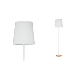 Paulmann Gulvlamper|Gulvlamper > Stellan gulvlampe, hvid tekstilskærm