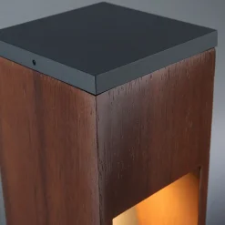 Paulmann Sokkellamper > Trabia LED-sokkelampe i træ, højde 60 cm