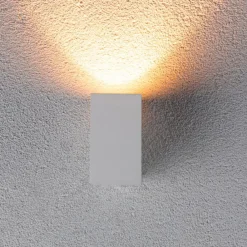 Paulmann Væglamper > udendørs LED-væglampe Flame, hvid
