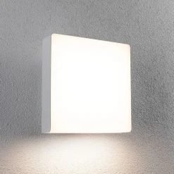 Væglampe Med Sensor ^ Paulmann udendørs LED-væglampe Azalena, sensor, hvid