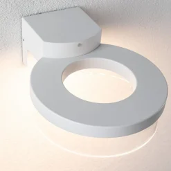 Paulmann Væglampe Med Sensor > udendørs LED-væglampe Capera hvidt metal IP44