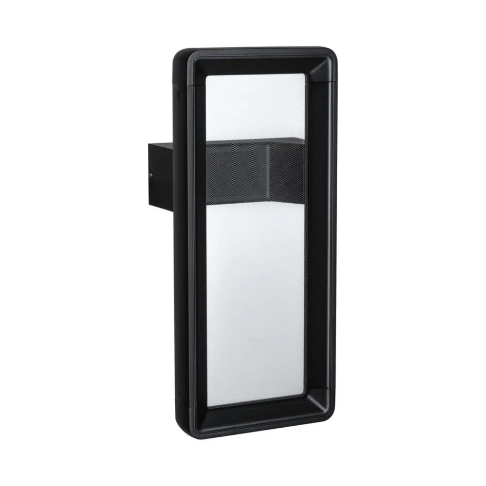 Paulmann Væglampe Med Sensor > udendørs LED-væglampe Reana, antracit IP44