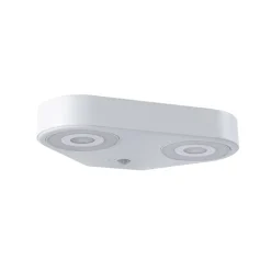 Væglampe Med Sensor ^ Paulmann udendørs LED-væglampe Silma hvid 2 lyskilder IP44