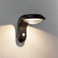 Paulmann Solcelle Lampe Med Sensor|Væglampe Med Sensor > udendørs LED-væglampe Diskola, sensor, antracit