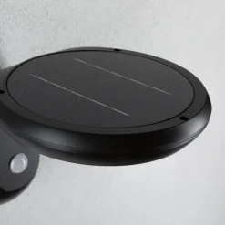 Paulmann Solcelle Lampe Med Sensor|Væglampe Med Sensor > udendørs LED-væglampe Diskola, sensor, antracit
