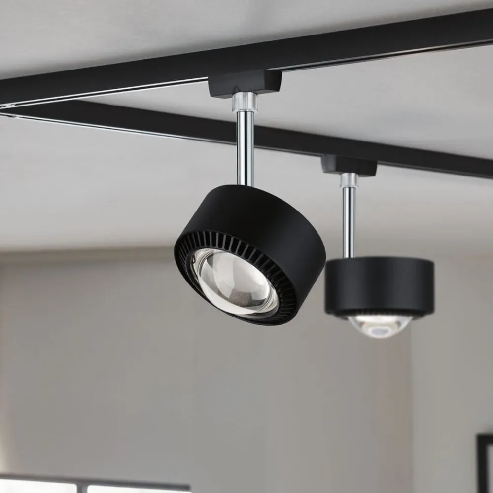 Paulmann Arbejdsrum/Kontor|Skinnesystem > URail Aldan LED-spotlight, sort mat, metal, CCT